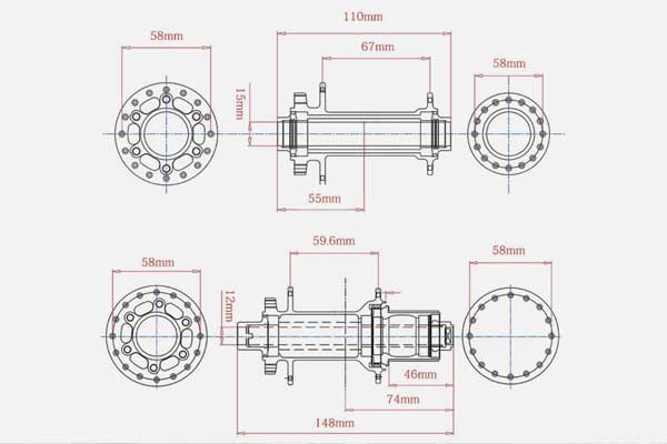 Bicycle Hub Spacing
